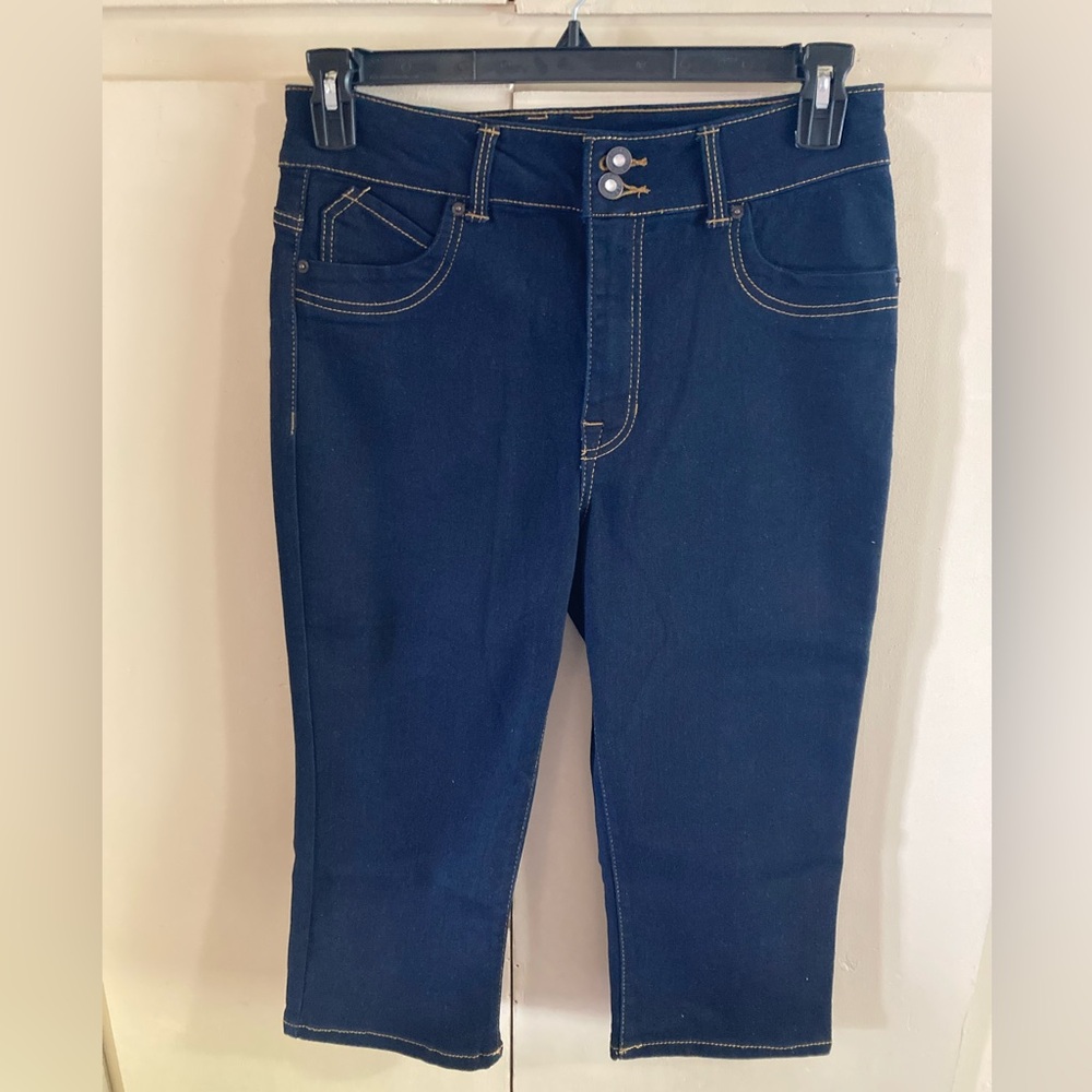 Women's Skinny Stretch Jeans in Dark Blue